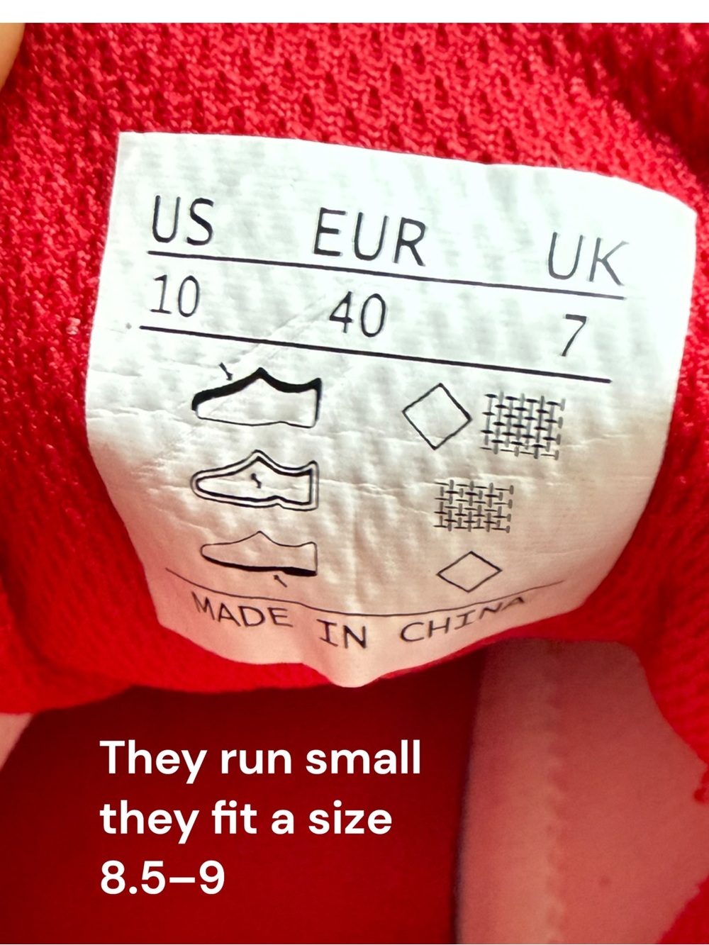 Lucky Step Women Sneakers Size 8.5 Red Rhinestone Platform Lace Up Vegan NWT - Picture 13 of 13